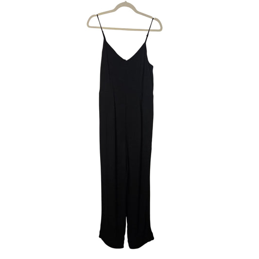 Anthropologie The Essential Jumpsuit 100% Viscose in Black Size 10