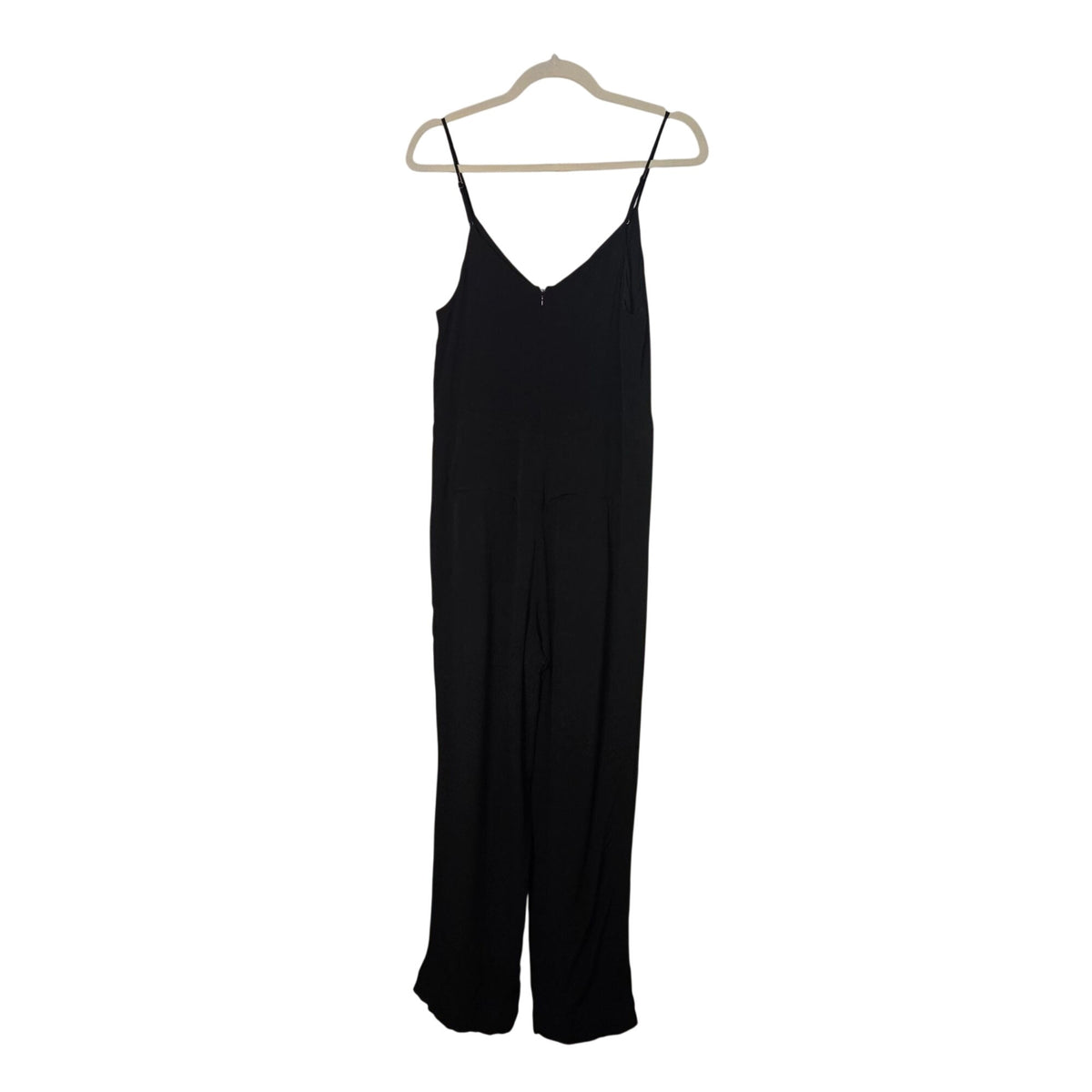 Anthropologie The Essential Jumpsuit 100% Viscose in Black Size 10