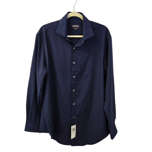NWT Van Heusen Traveler Slim Fit Button Down Technical Shirt Size Large