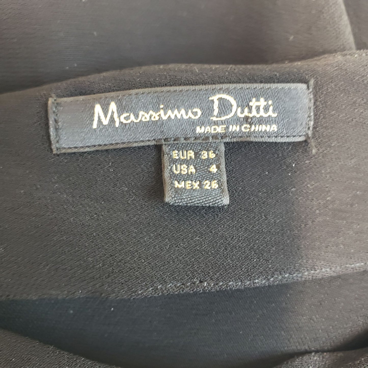 Massimo Dutti Double V-Neck Jumpsuit Size 4