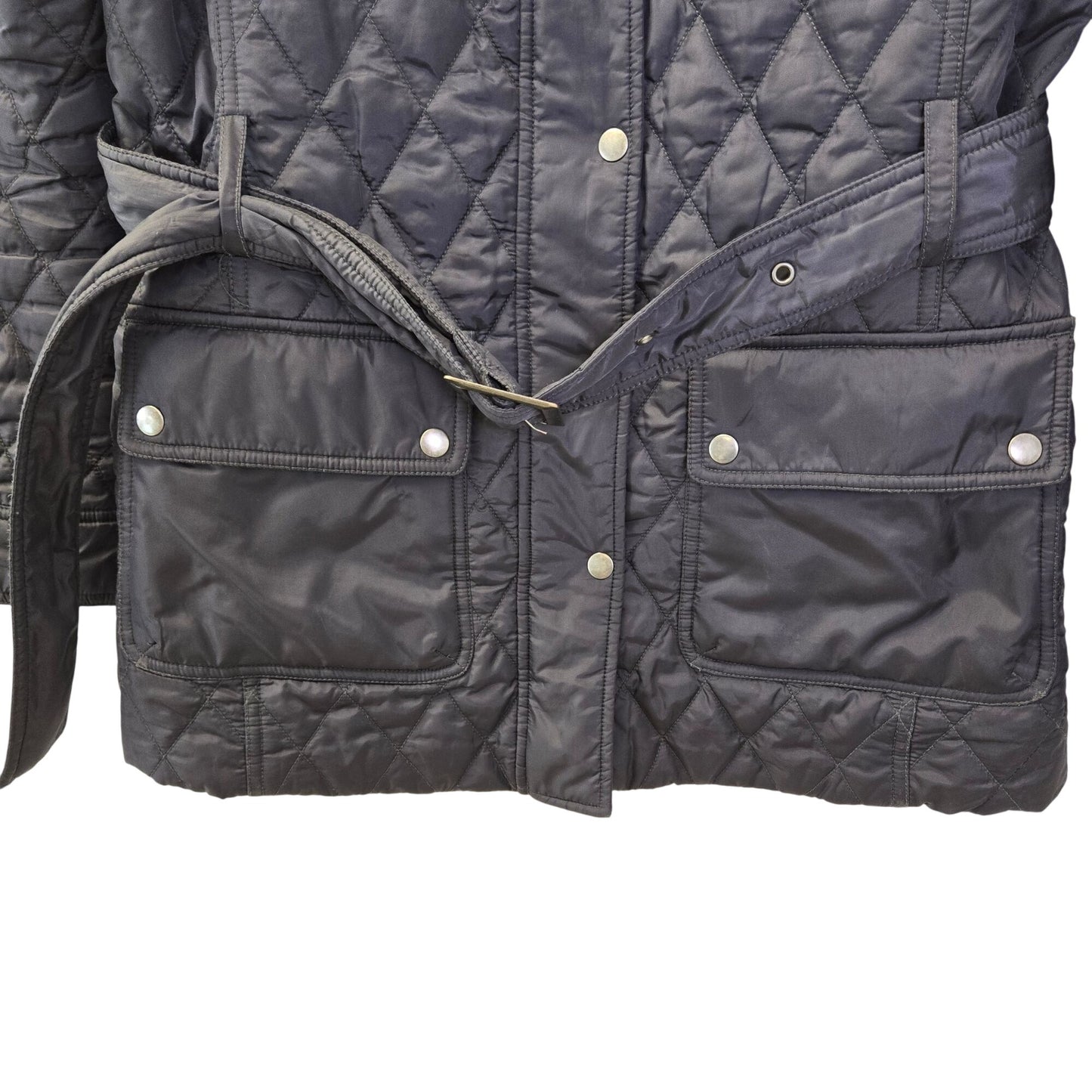Banana Republic Factory Quilted Belted Jacket Size Large