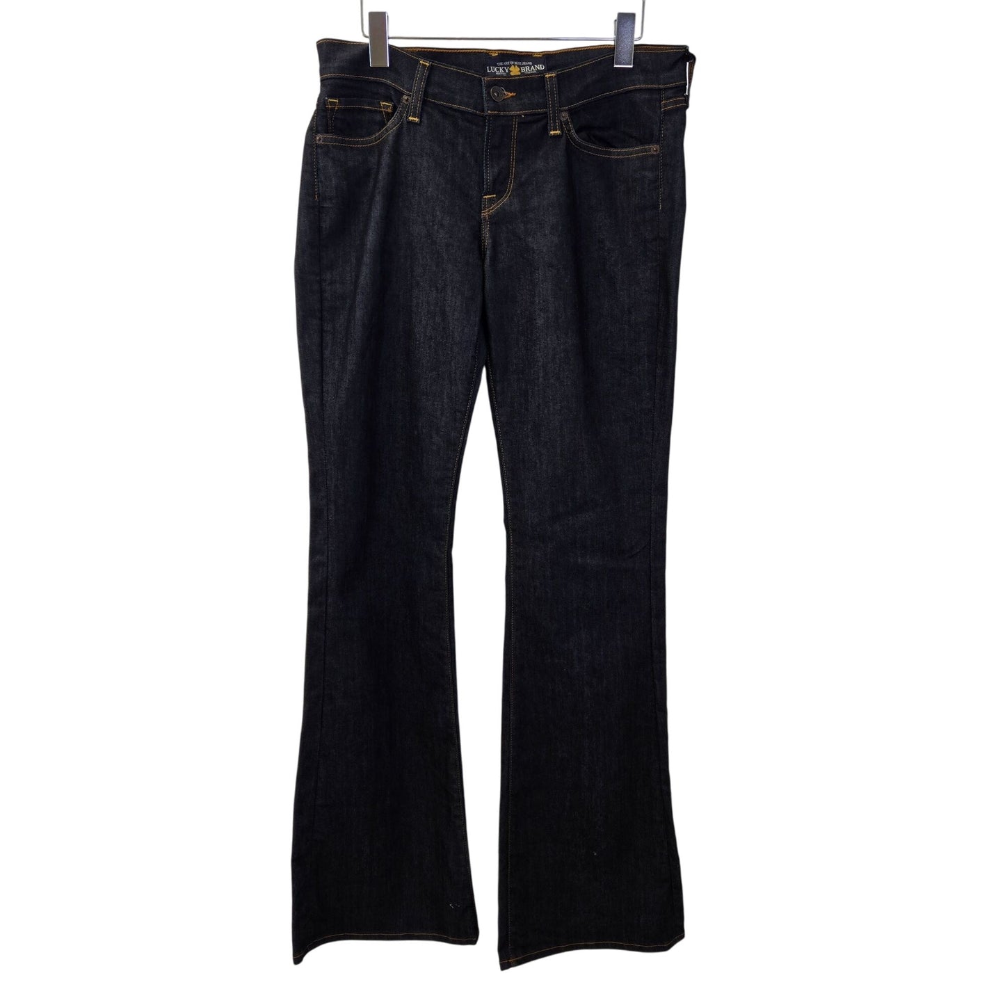 Lucky Brand Claire Flare Low Rise Dark Wash Jeans Size 8