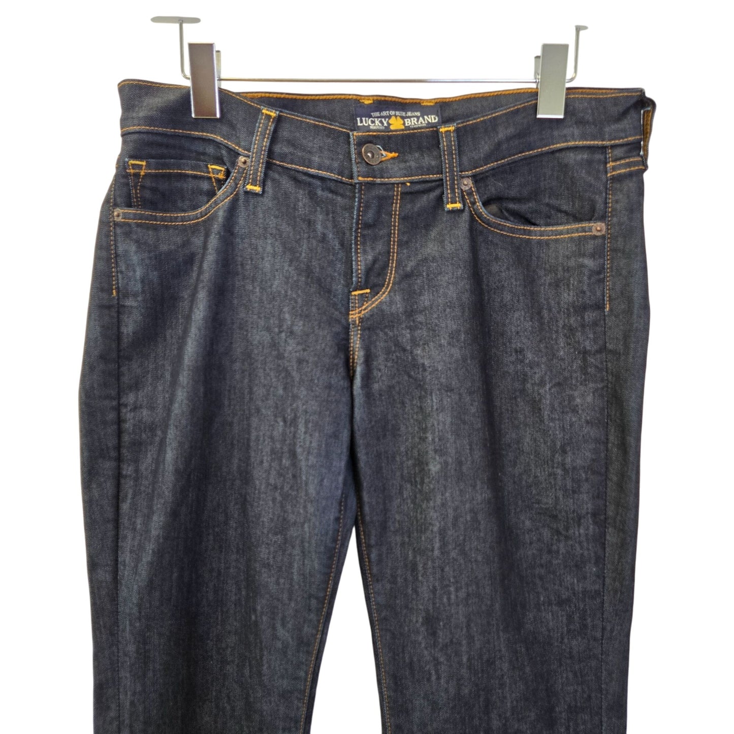 Lucky Brand Claire Flare Low Rise Dark Wash Jeans Size 8