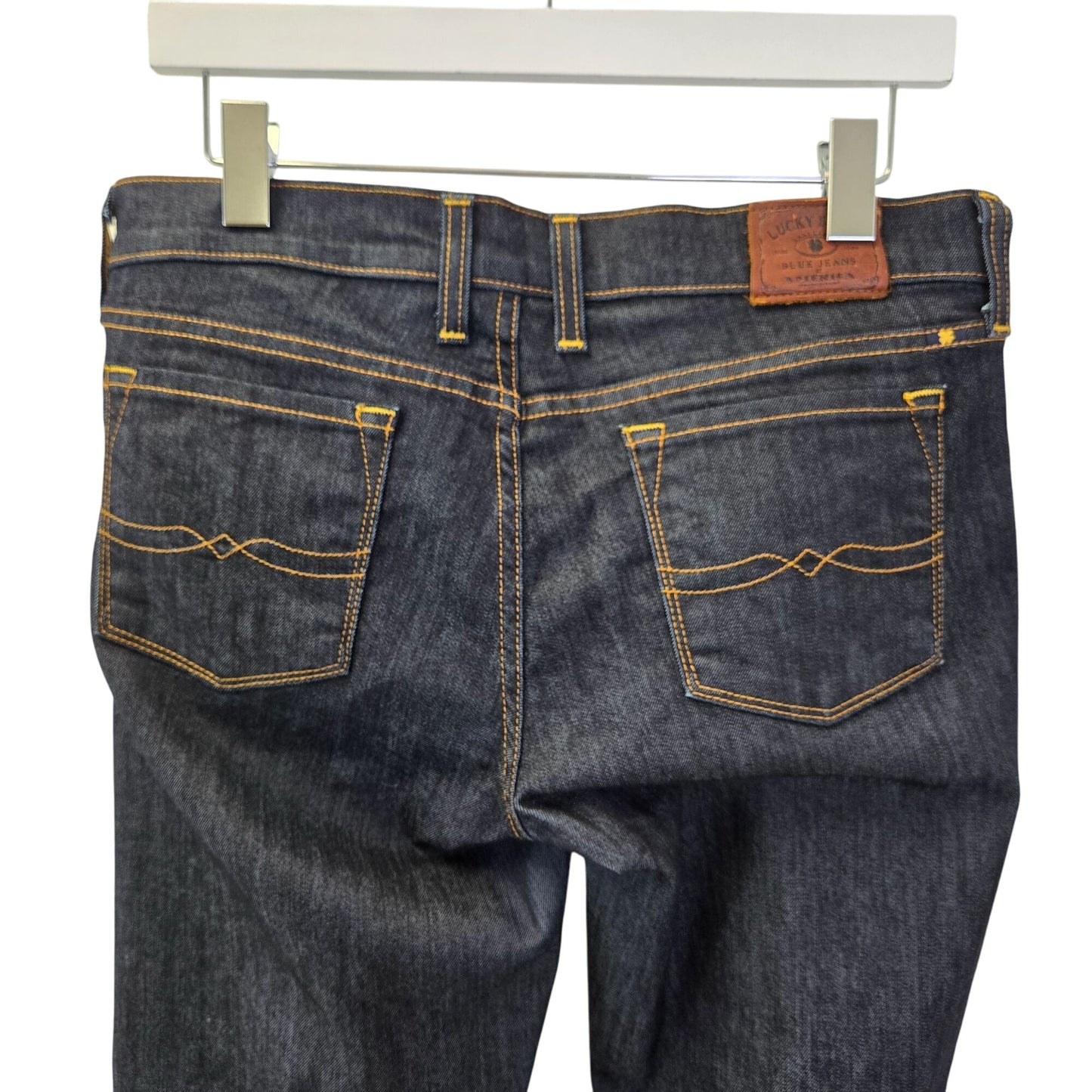 Lucky Brand Claire Flare Low Rise Dark Wash Jeans Size 8