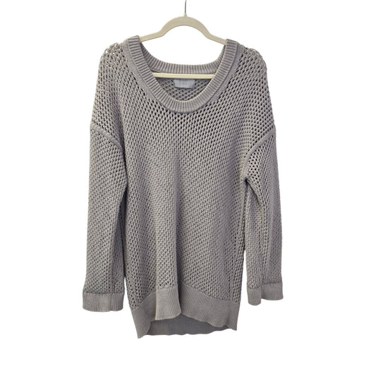 Modern Citizen Archana Relaxed Medium Open Knit U-Neck Sweater Size Medium