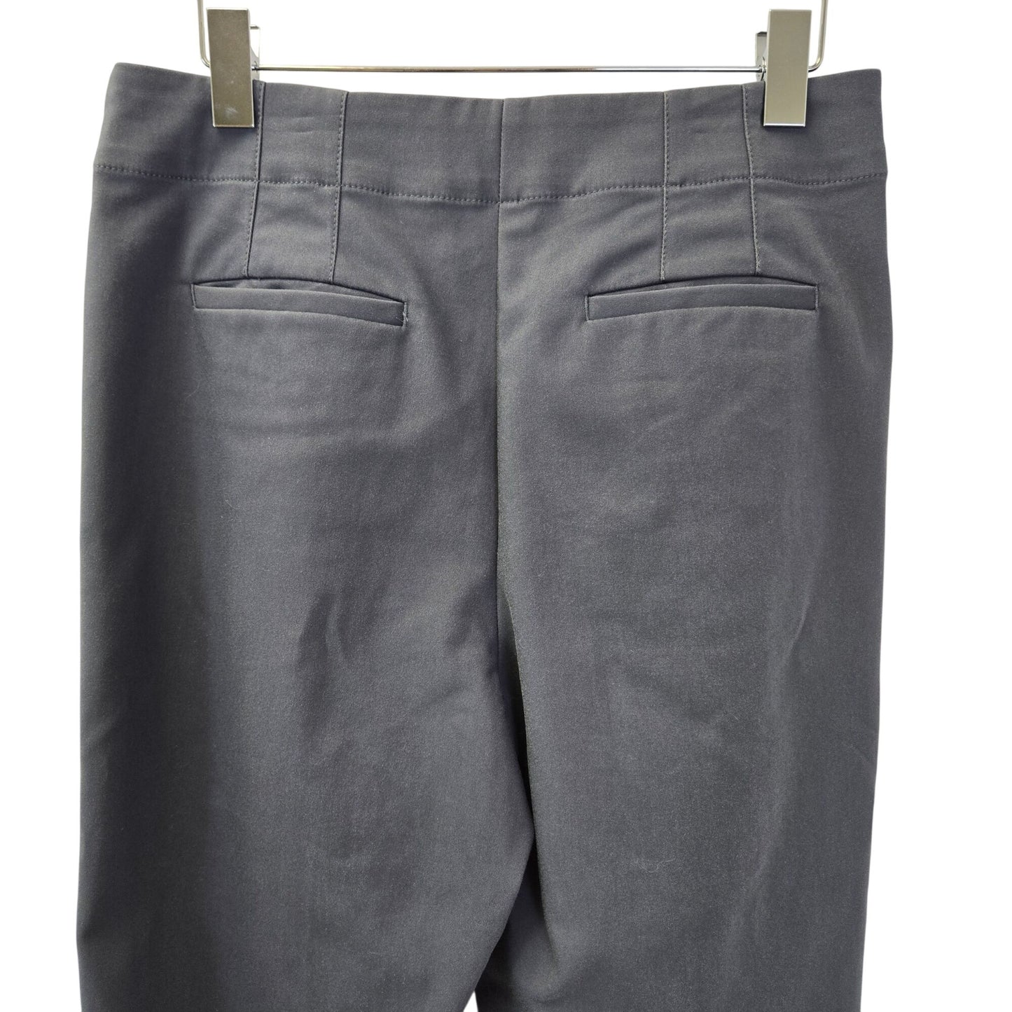 Loft High Waist Button Fly Cropped Trouser Pants Size 8 Petite