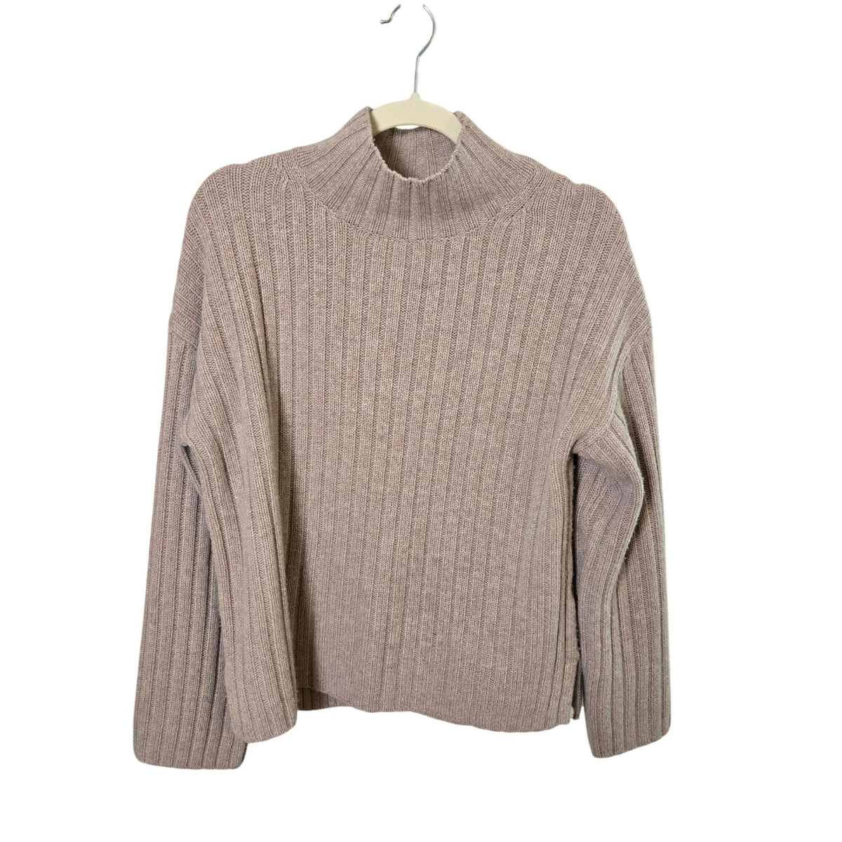 Alex Mill Charley Wool & Cashmere Blend Rib Mockneck Sweater Size Small