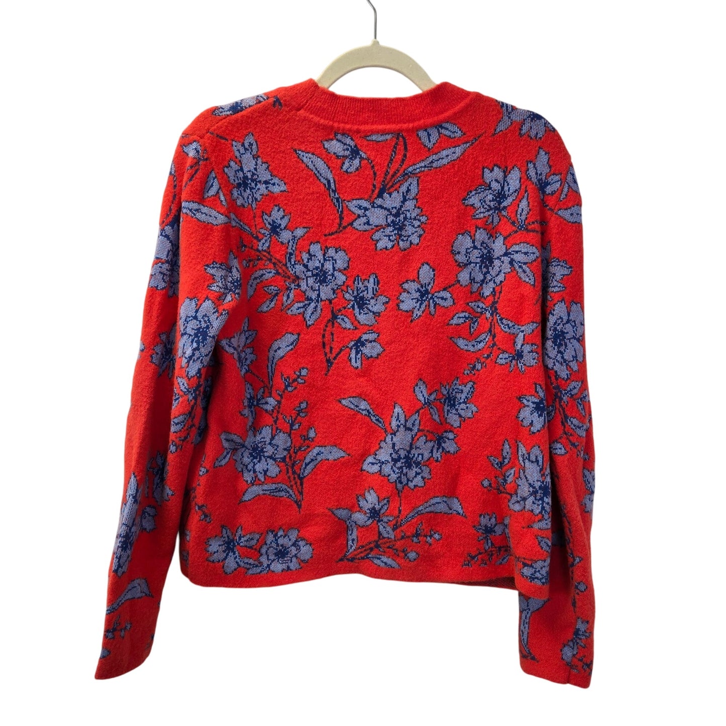 Ann Taylor Modal Blend Floral Crewneck Sweater Size Medium