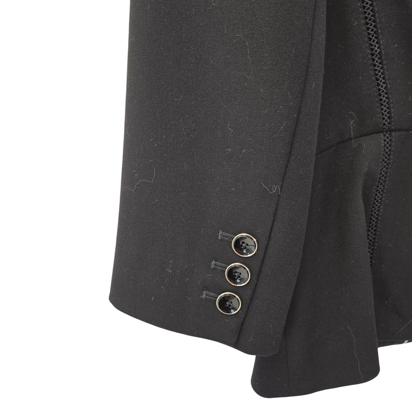 White House Black Market Two Button Peplum Hem Blazer Jacket Size 6