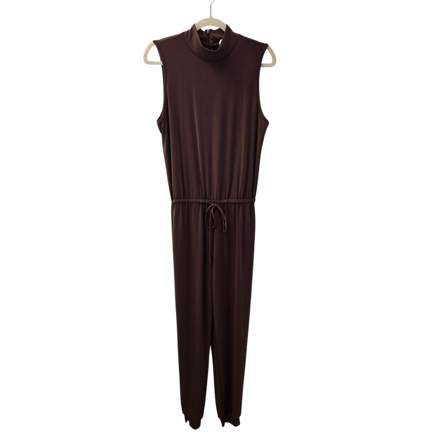 Lanston Sleeveless Turtleneck Jogger Jumpsuit Size Small