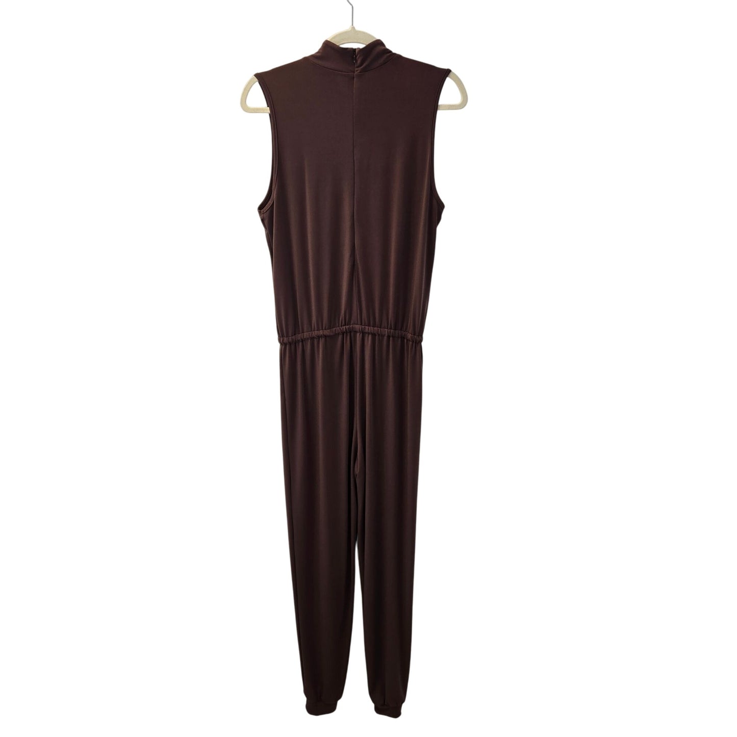 Lanston Sleeveless Turtleneck Jogger Jumpsuit Size Small