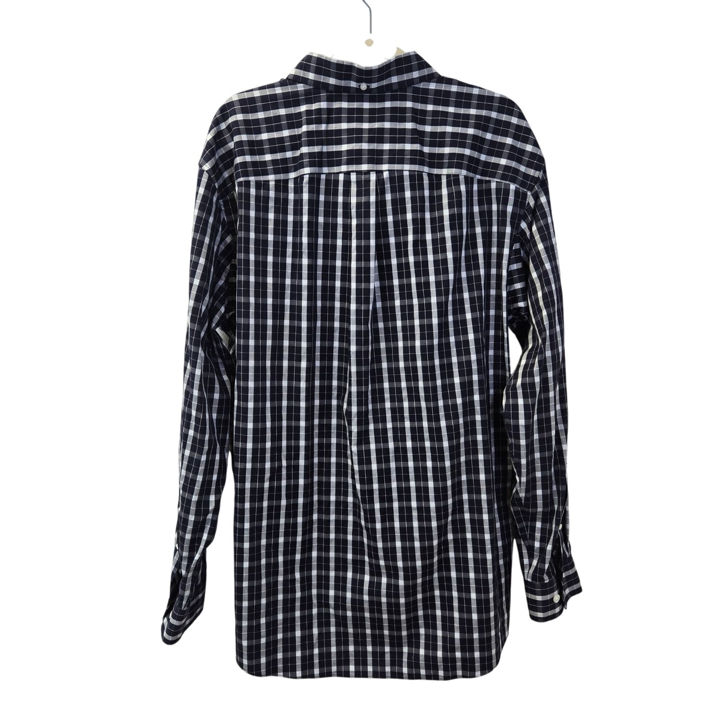 Duluth Trading Company Wrinklefighter Relaxed Fit Long Sleeve Shirt Size L Tall