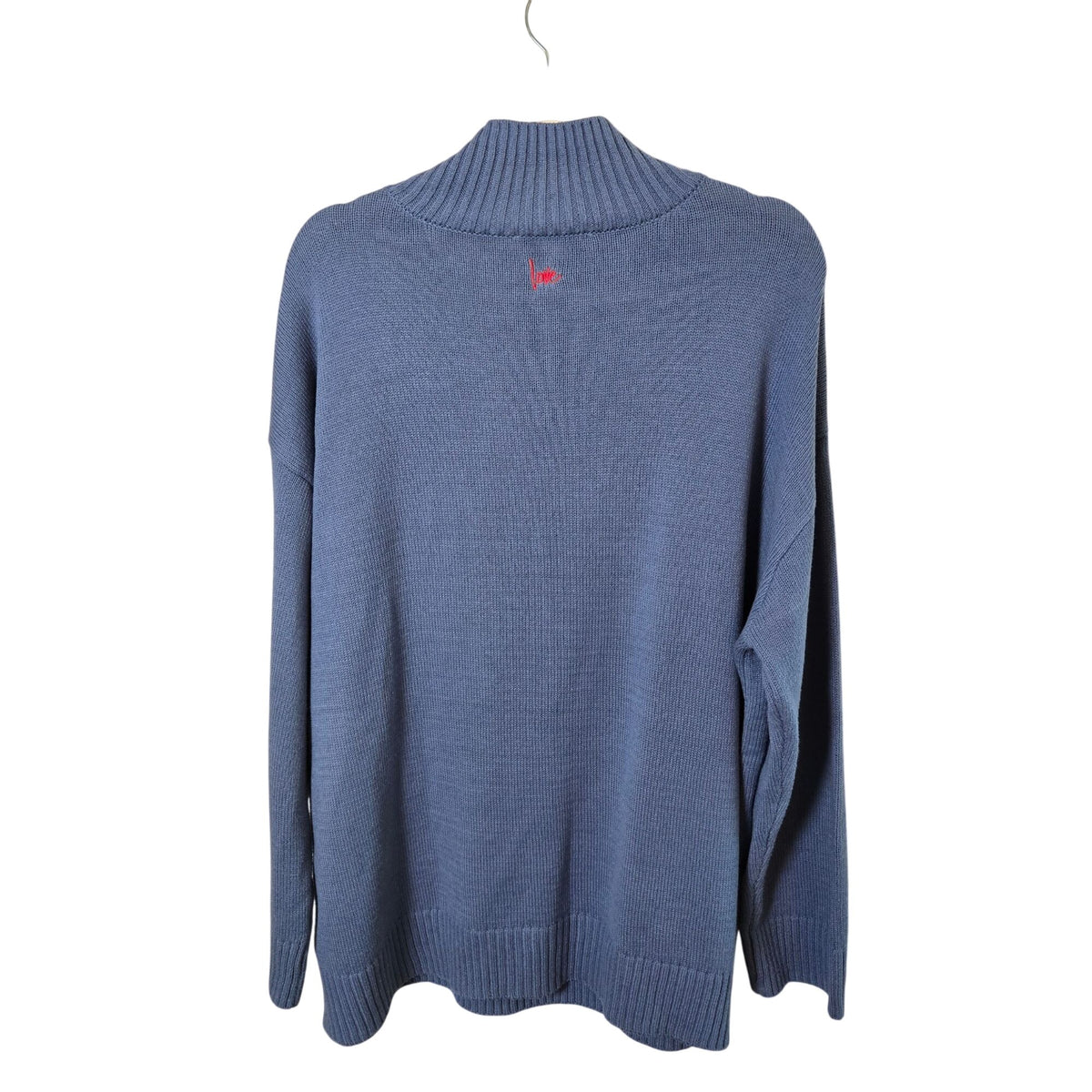 Peace Love World Cotton Blend Turtleneck One Pocket Sweater Size 1X