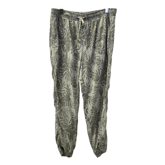 C&C California 100% Lyocell Tropical Print Jogger Pants Size Large