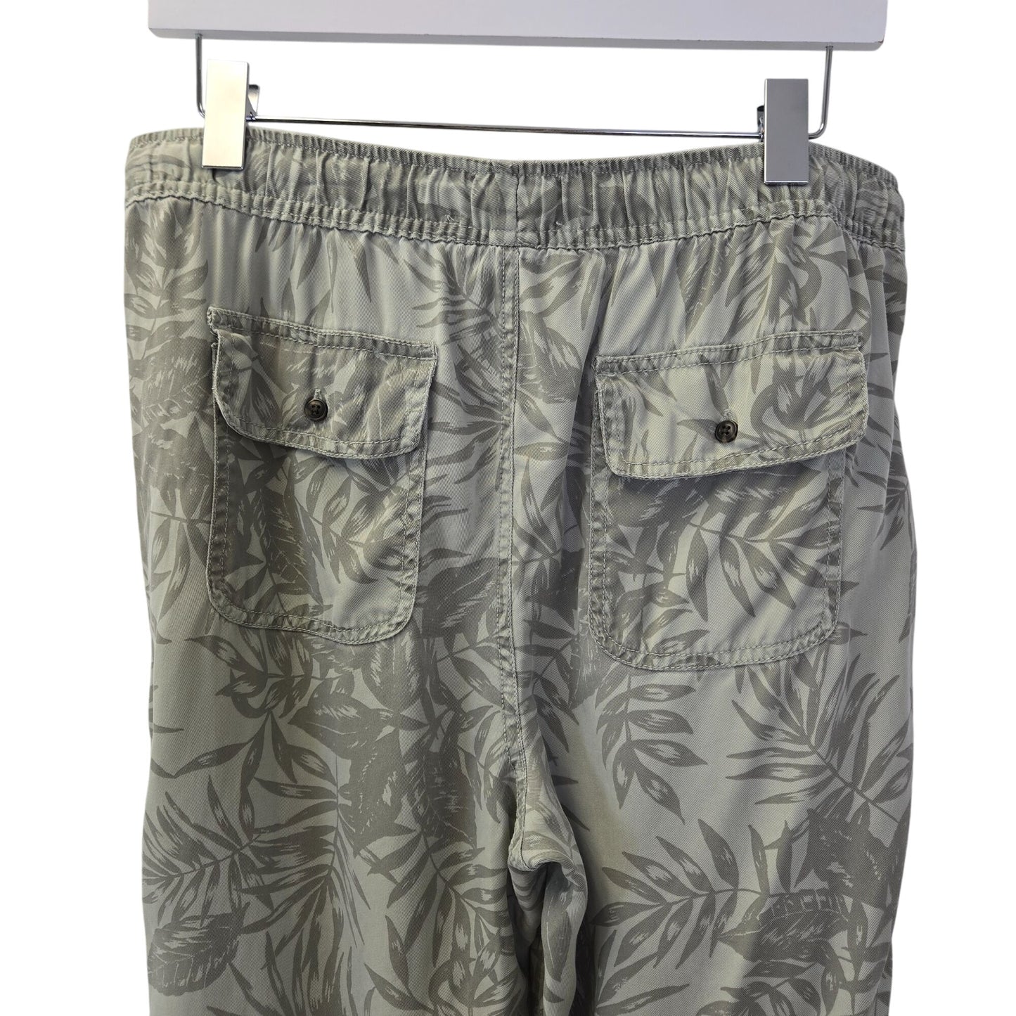 C&C California 100% Lyocell Tropical Print Jogger Pants Size Large