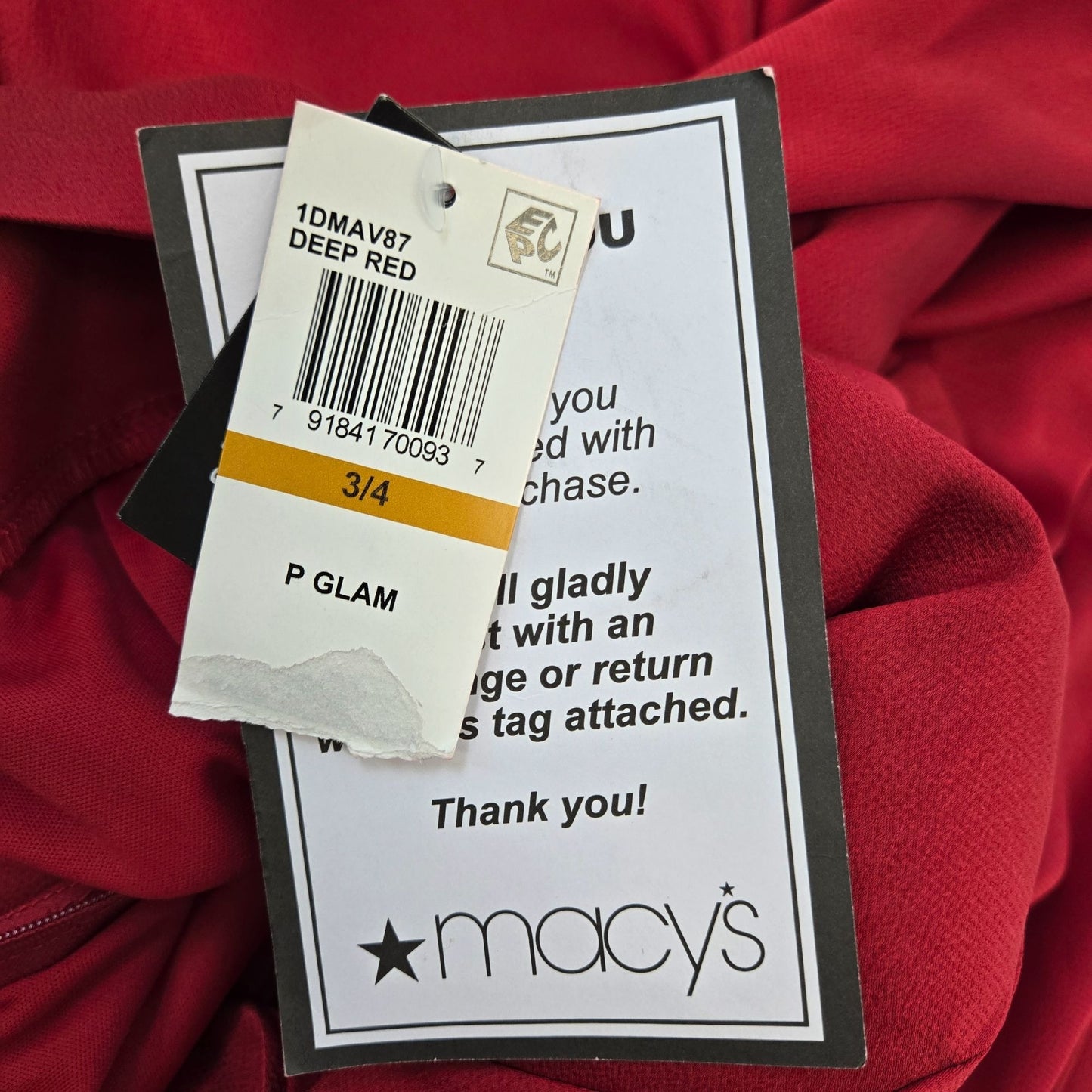 NWT B. Darlin Satin 3D Rose Applique Formal Gown Size Juniors 3/4