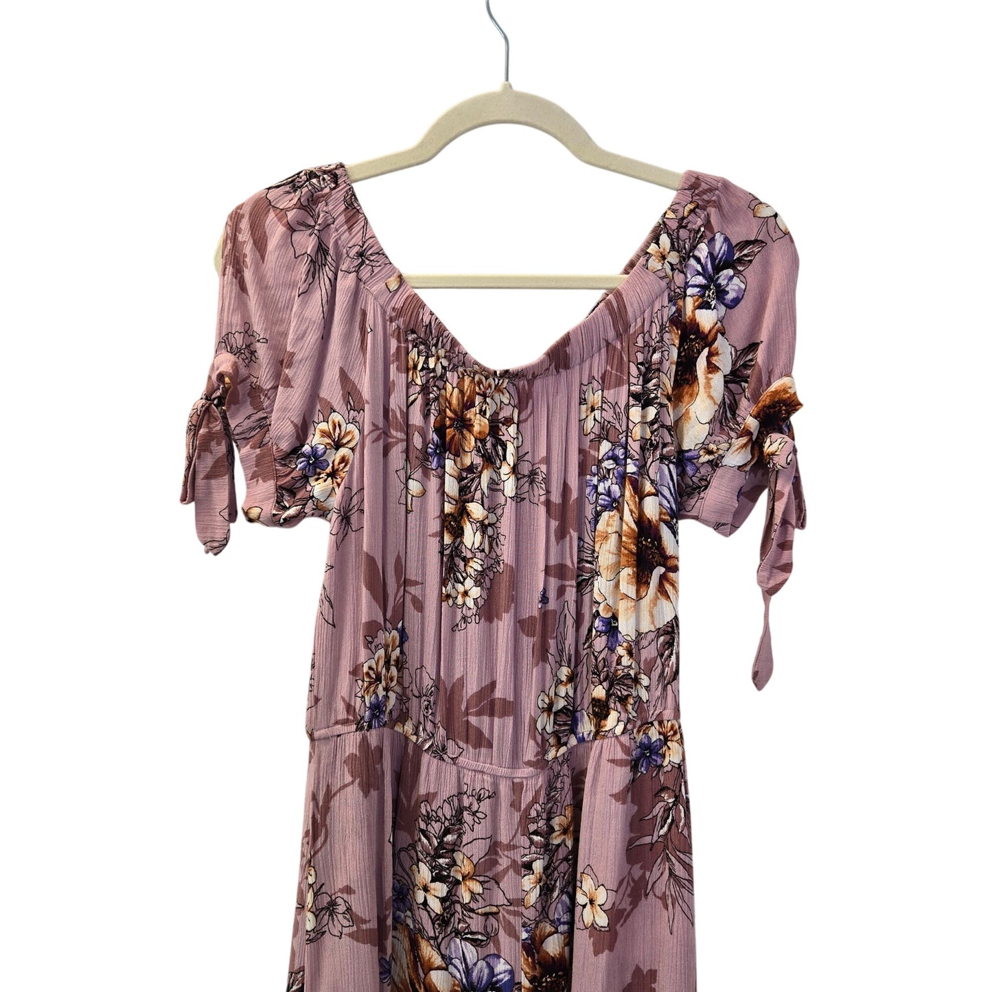 Band of Gypsies Floral Maxi Romper Dress Size Large