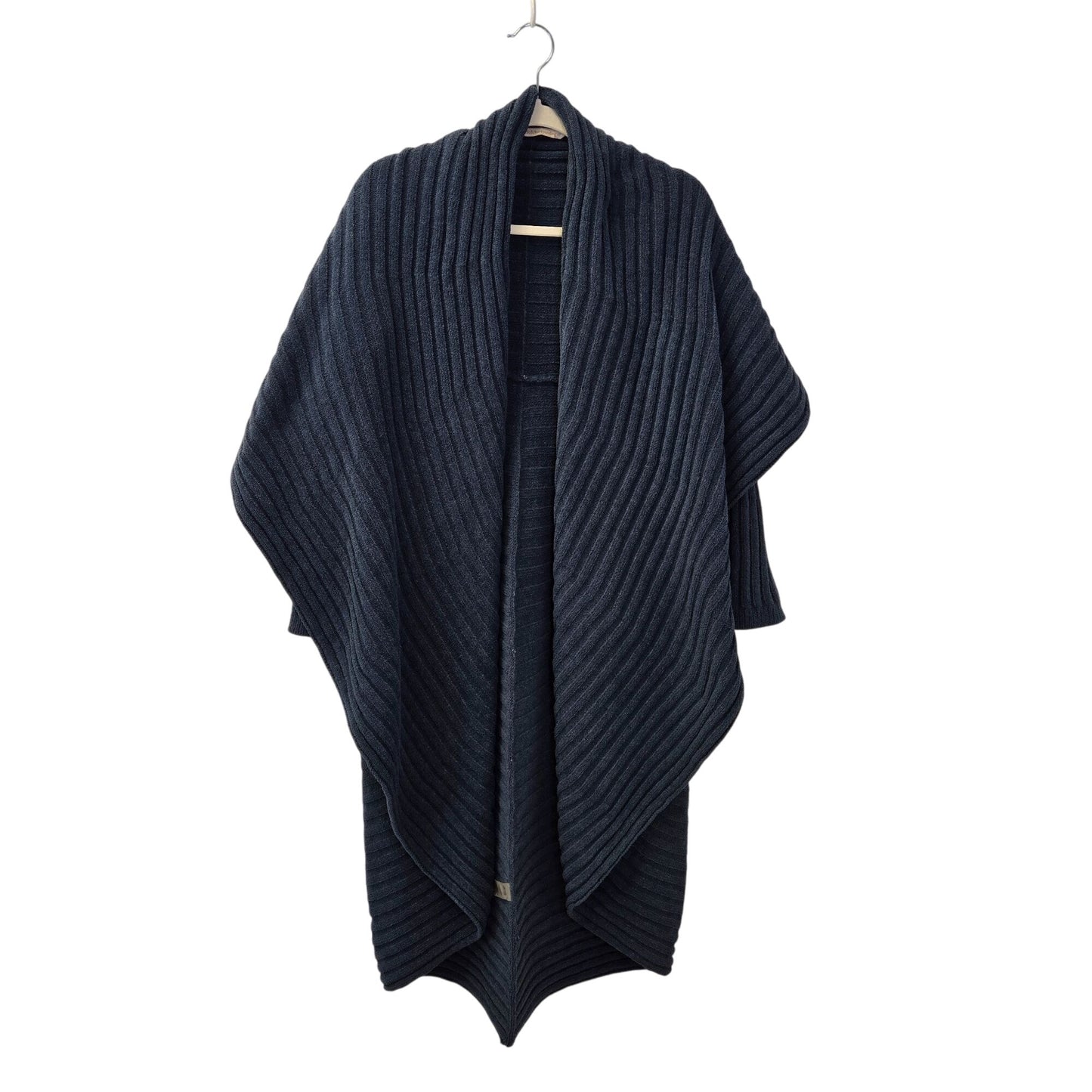 Soft Surroundings Chunky Ribbed Oversized Collar Cardigan Sweater Size L/XL