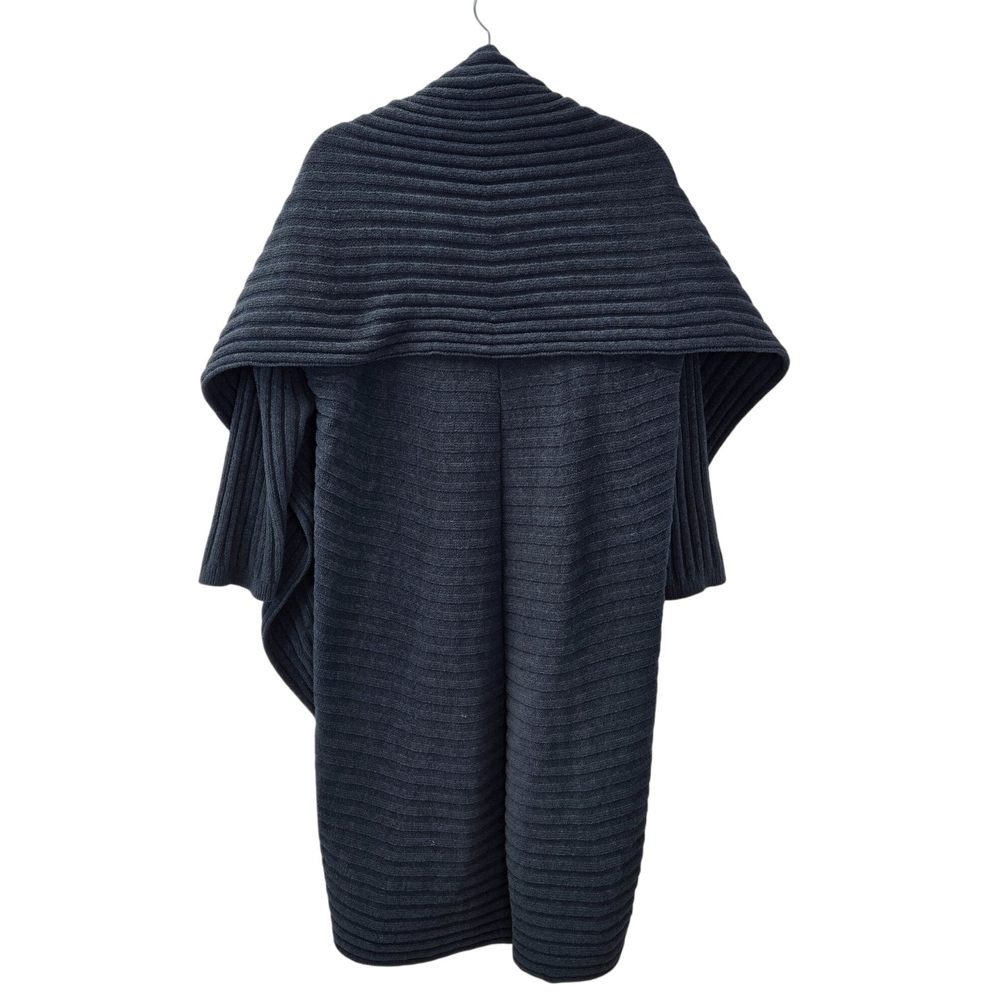 Soft Surroundings Chunky Ribbed Oversized Collar Cardigan Sweater Size L/XL