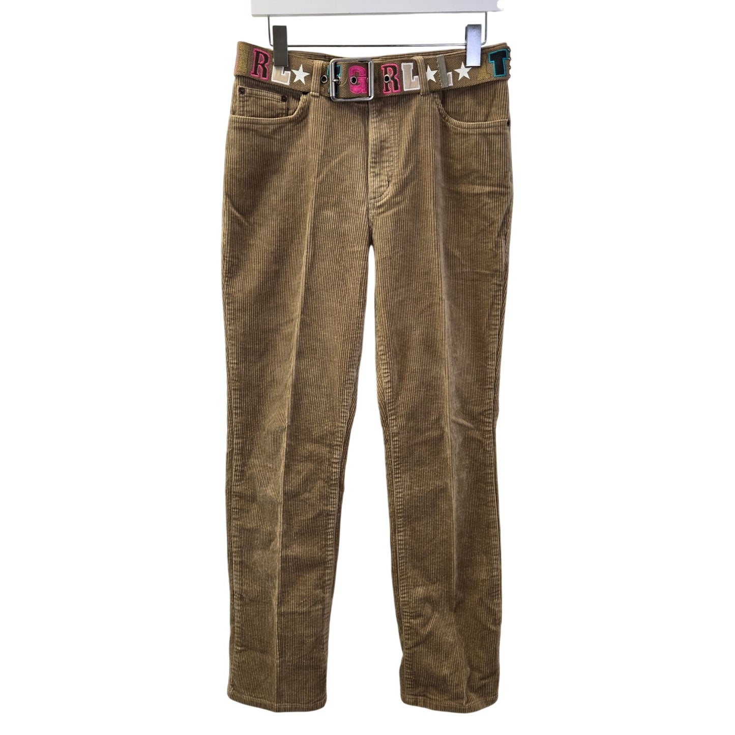 Lauren Ralph Lauren Wide Whale Corduroy Straight Leg Pants Size 8