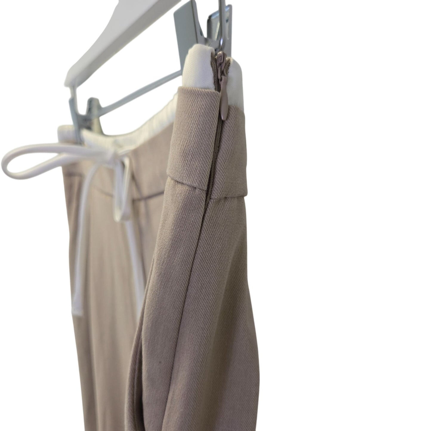 Zara Wide Leg Double Waistband High Rise Trouser Pants Size Small