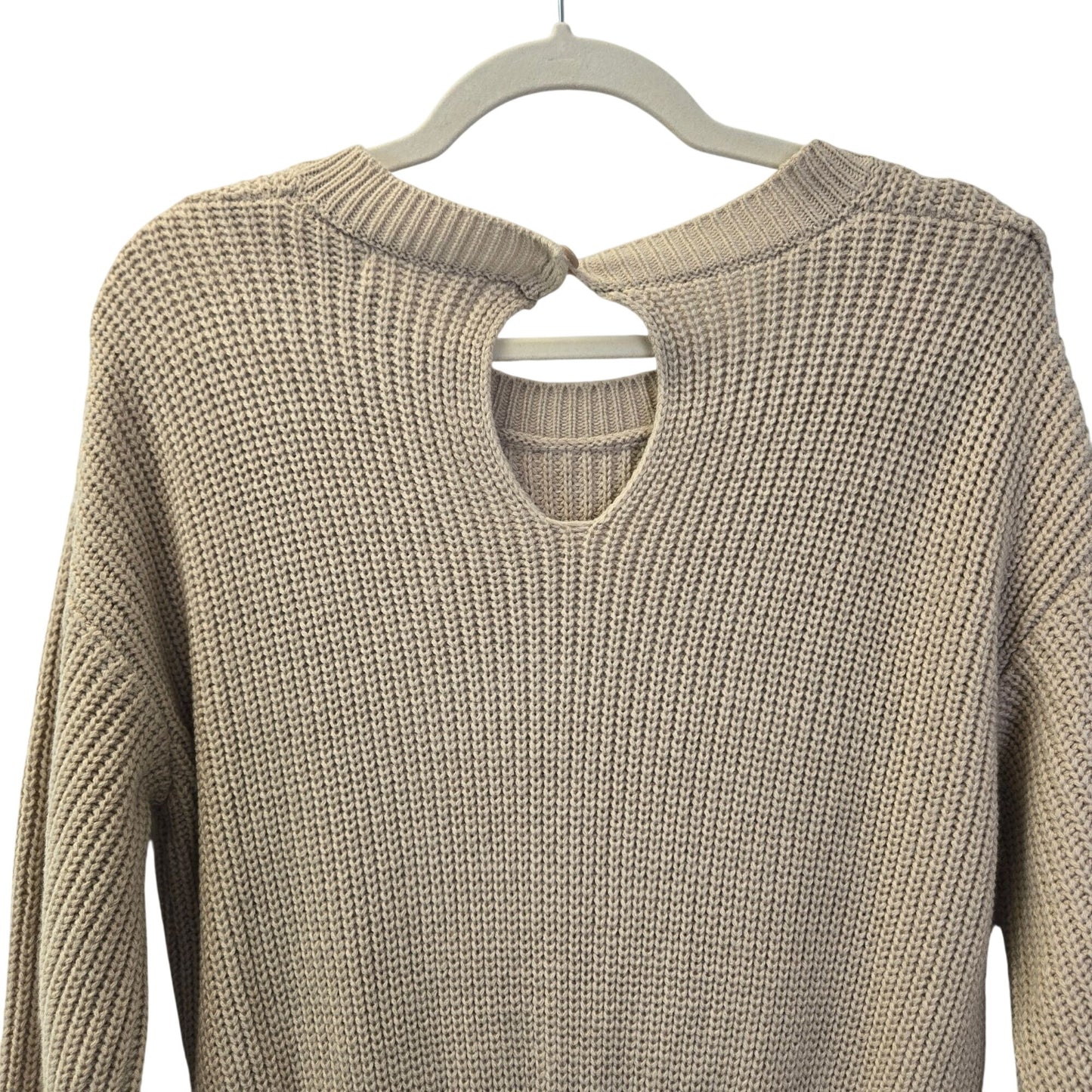 Mable Johanna Ribbed Knit Sweater Romper Size Small