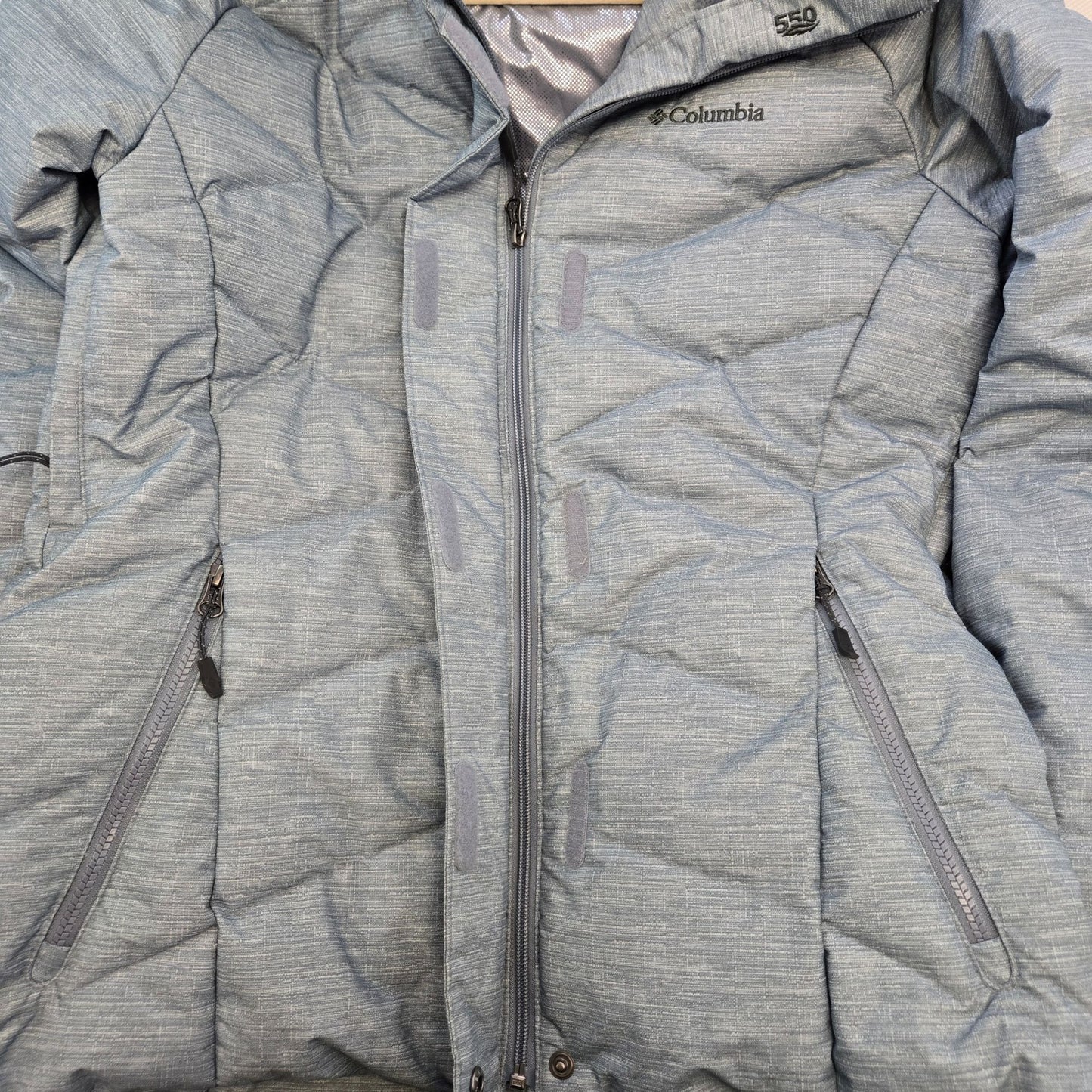 Columbia Lay D Down Quilted Hooded Ski & Snowboard Jacket Size Large