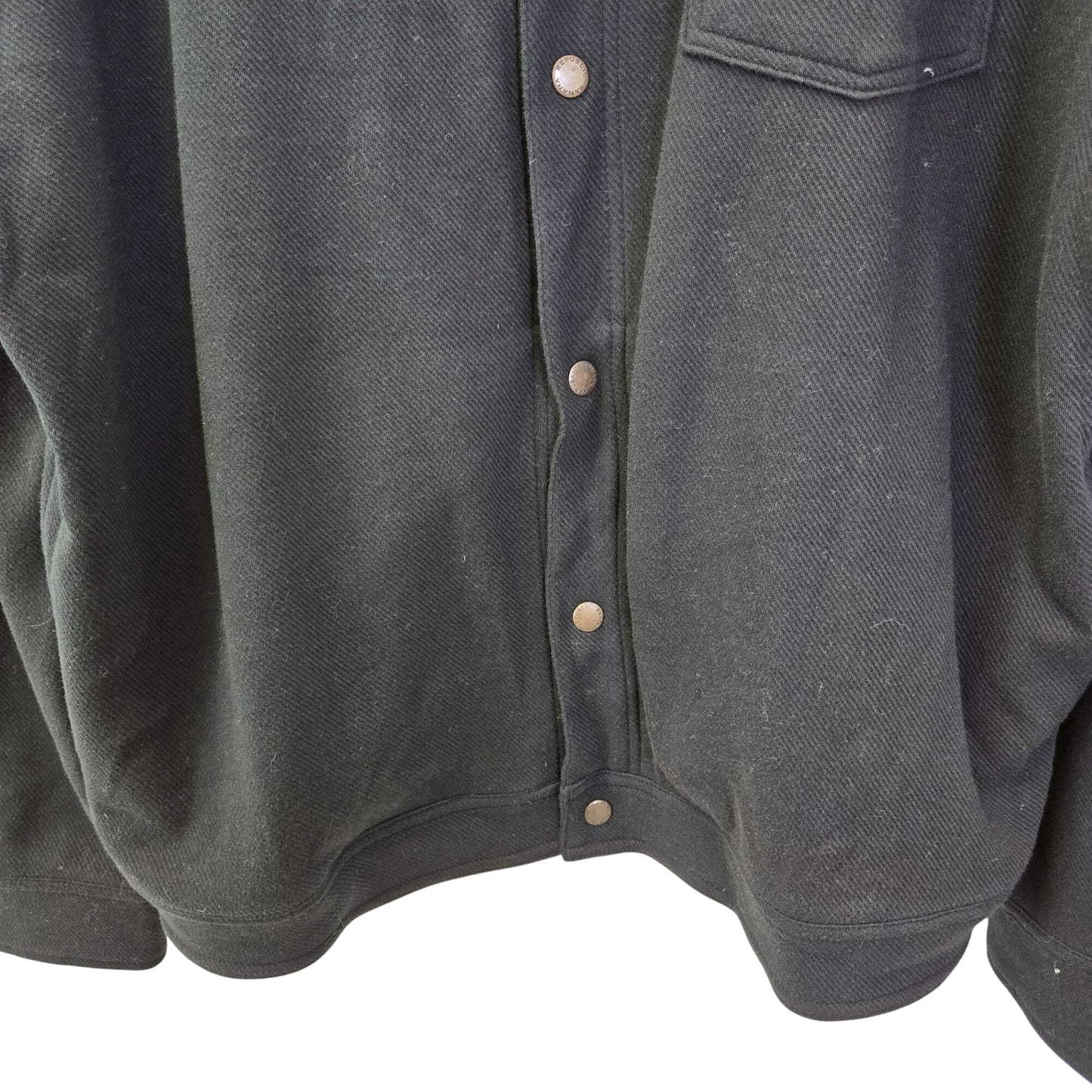 Banana Republic Factory Twill Trucker Snap Front Jacket Shacket Size XL