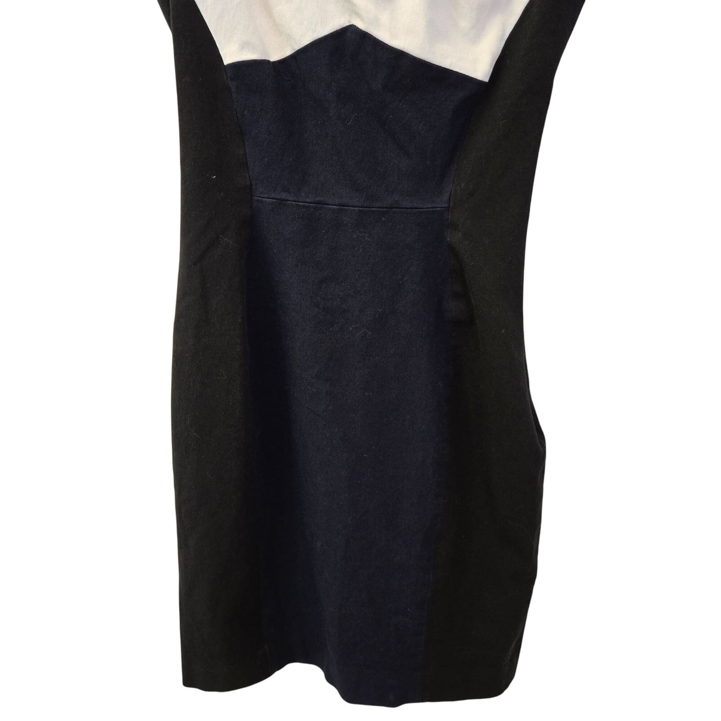 Banana Republic Sloan Back Cut Out Color Block Dress Size 0