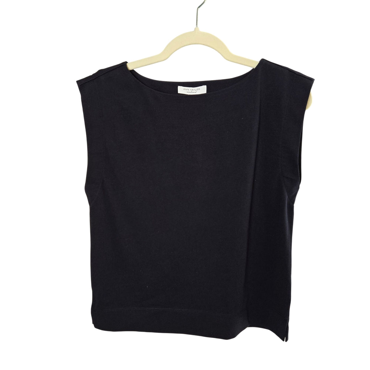 NWT Ann Taylor Weekend 100% Cotton Sleeveless Muscle Tank Top Size Small
