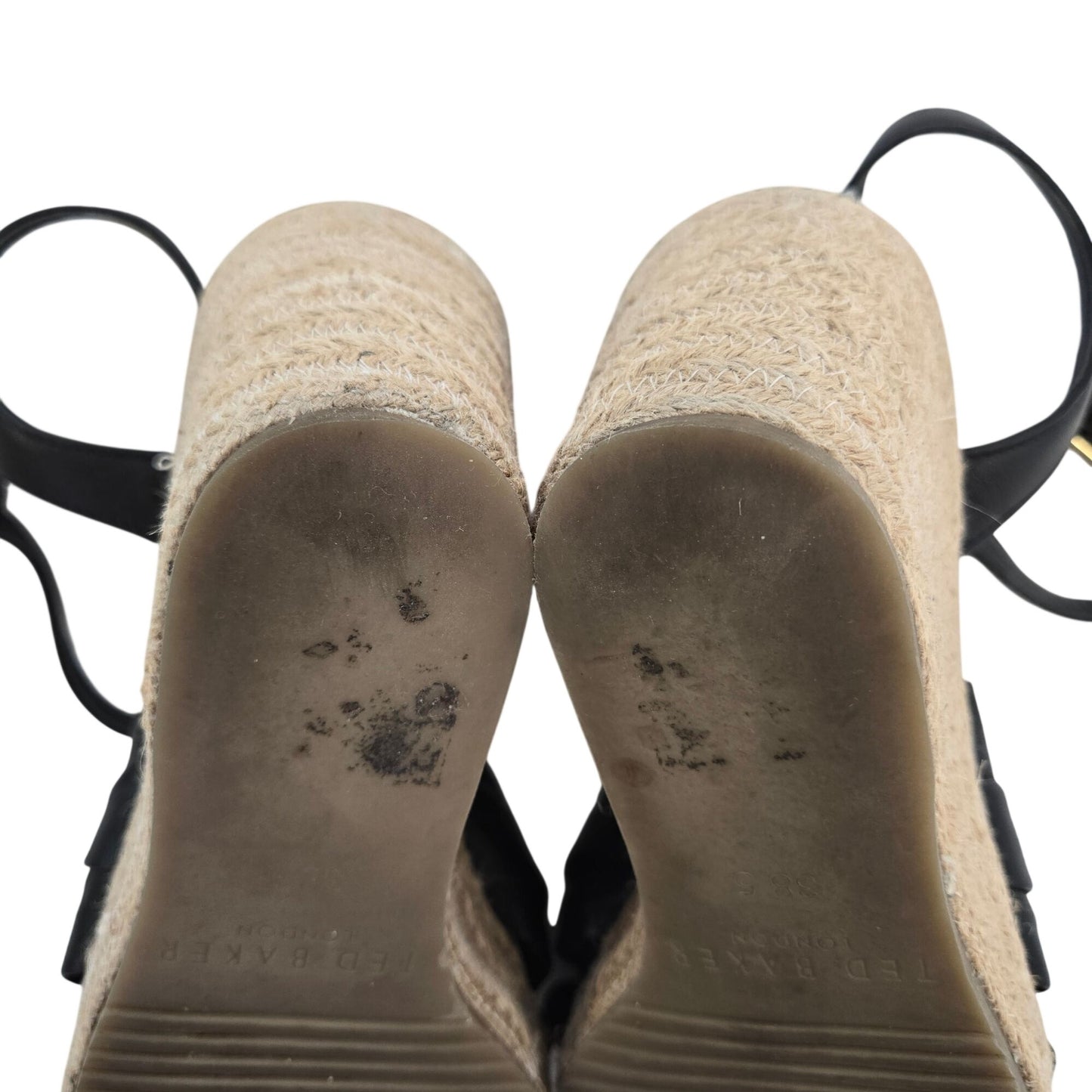 Ted Baker Taymin Knotted Espadrille Wedge Sandal Size 38.5/US Size US 8.5