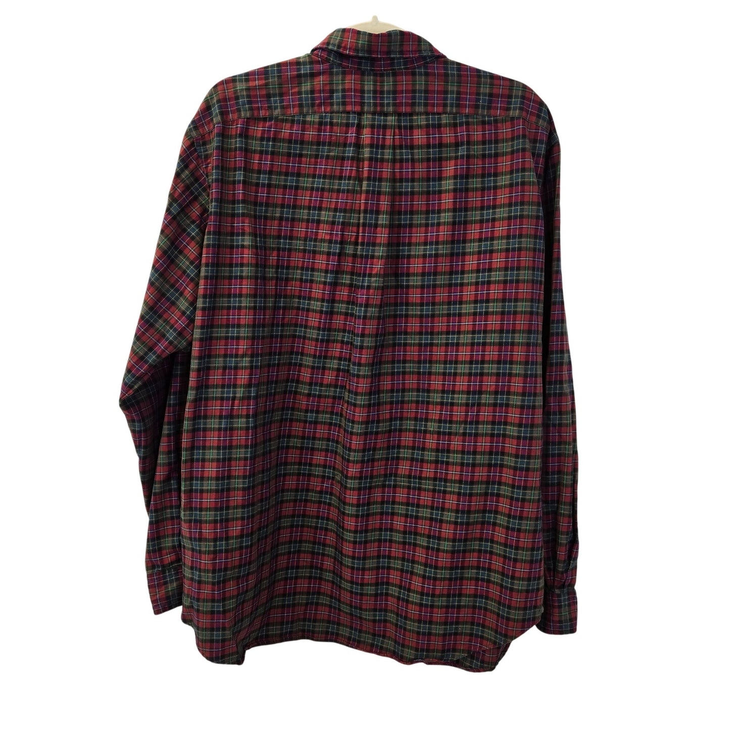 Ralph Lauren Classic Fit Tartan Plaid Button Down Shirt Size XL