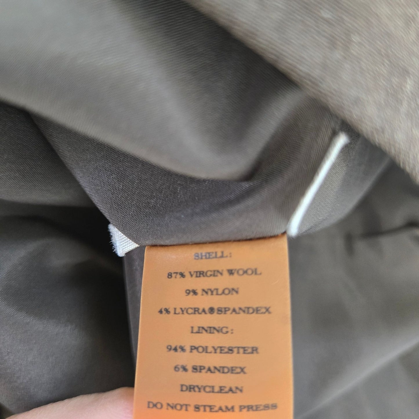 Ann Taylor Wool Blend Chocolate Brown Trouser Pants Size 12