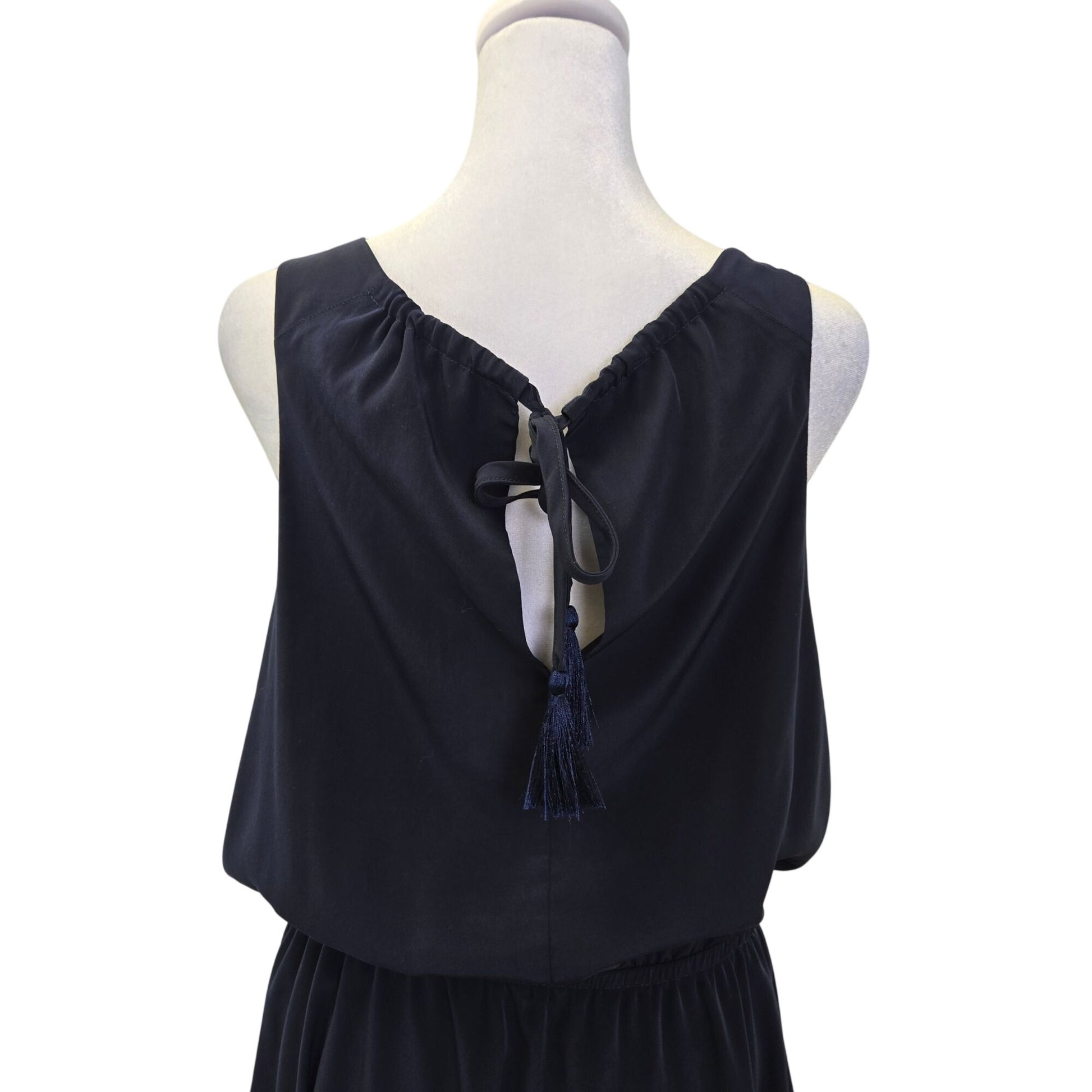 Athleta Martinique Faux Wrap Tassel Embellished Dress Size Large –
