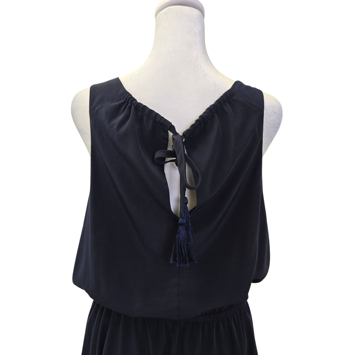 Athleta Martinique Faux Wrap Tassel Embellished Dress Size Large