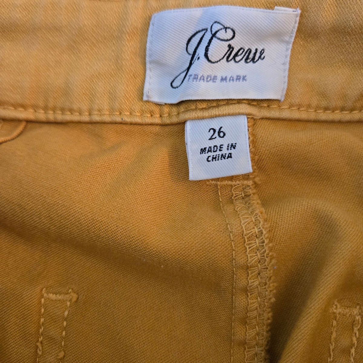 J. Crew Cotton Blend Ankle Zip Patch Pocket Ankle Pants Size 26