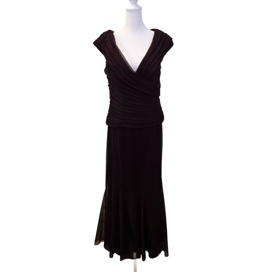 Alex Evenings Ruched and Pleated Special Occasion Dress Size 12