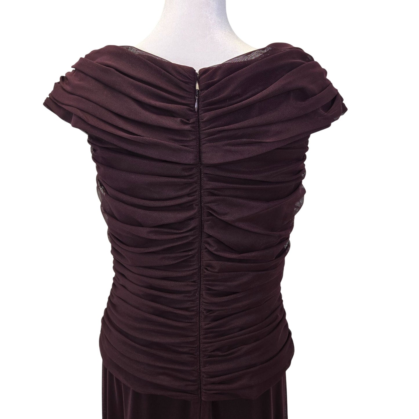 Alex Evenings Ruched and Pleated Special Occasion Dress Size 12