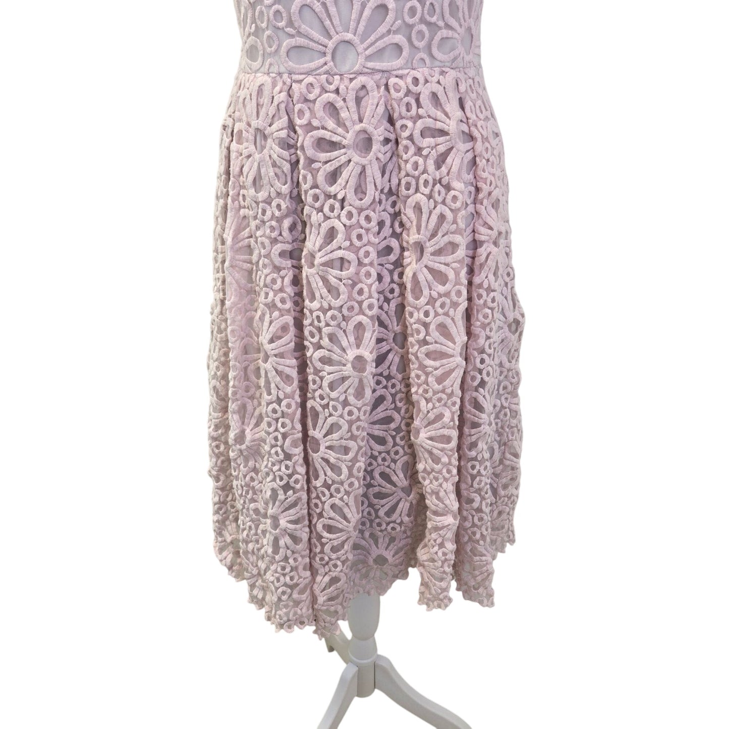 Rachel Parcell Provence Lace Floral Fit & Flare Dress Size Medium