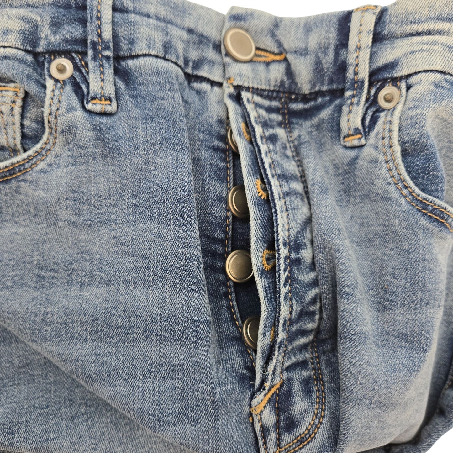 Good American Good Legs Flare Wide-Leg Raw Hem Jeans Size 30