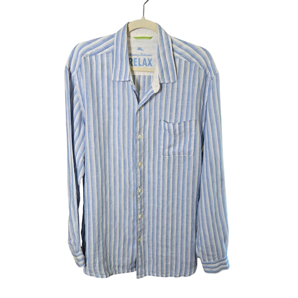 Tommy Bahama Relax 100% Linen Button Down Shirt Size XL
