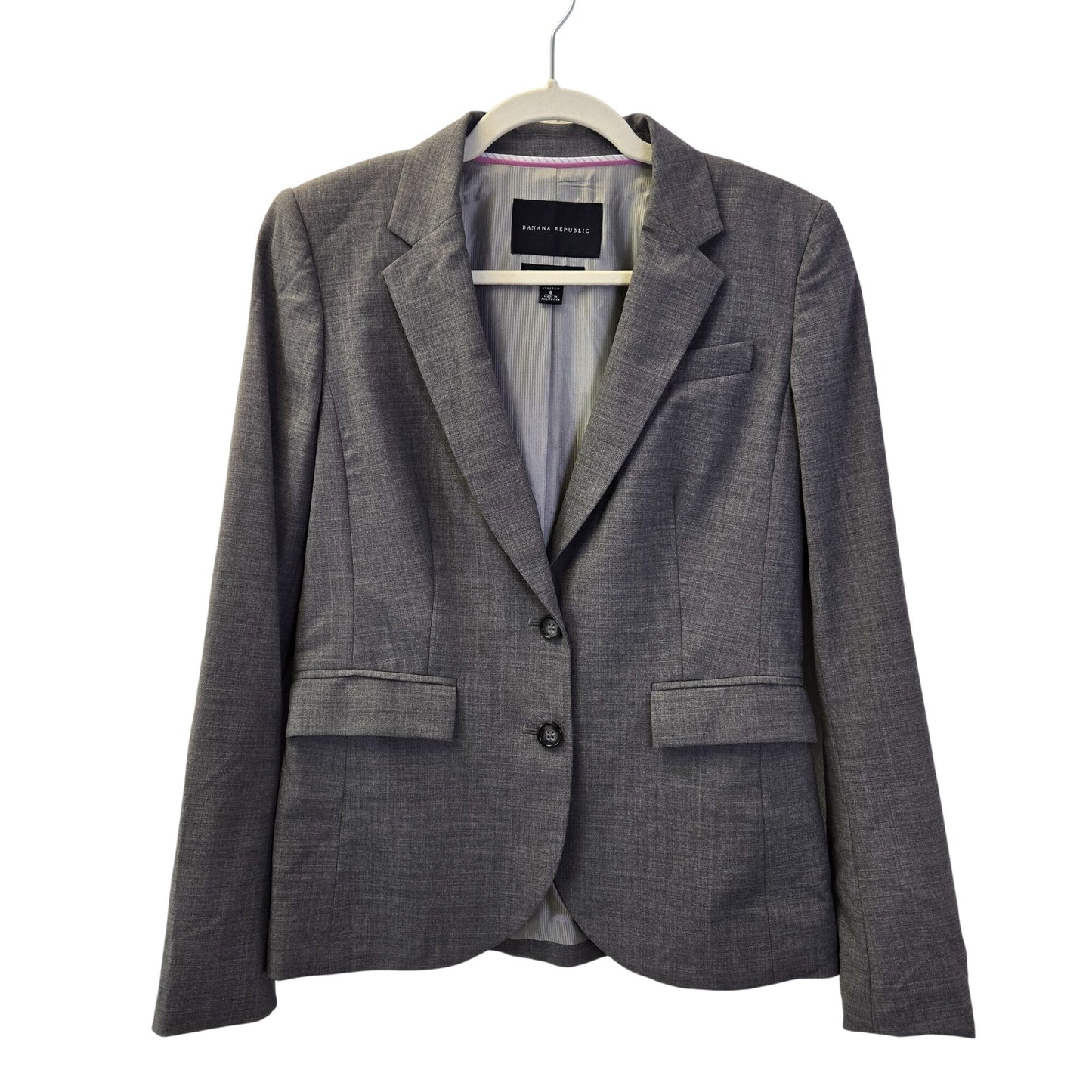 Banana Republic Wool Blend Two Button Blazer Jacket Size 6