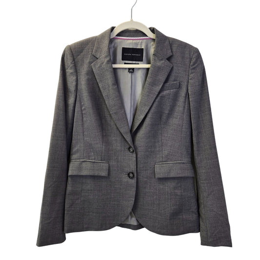 Banana Republic Wool Blend Two Button Blazer Jacket Size 6