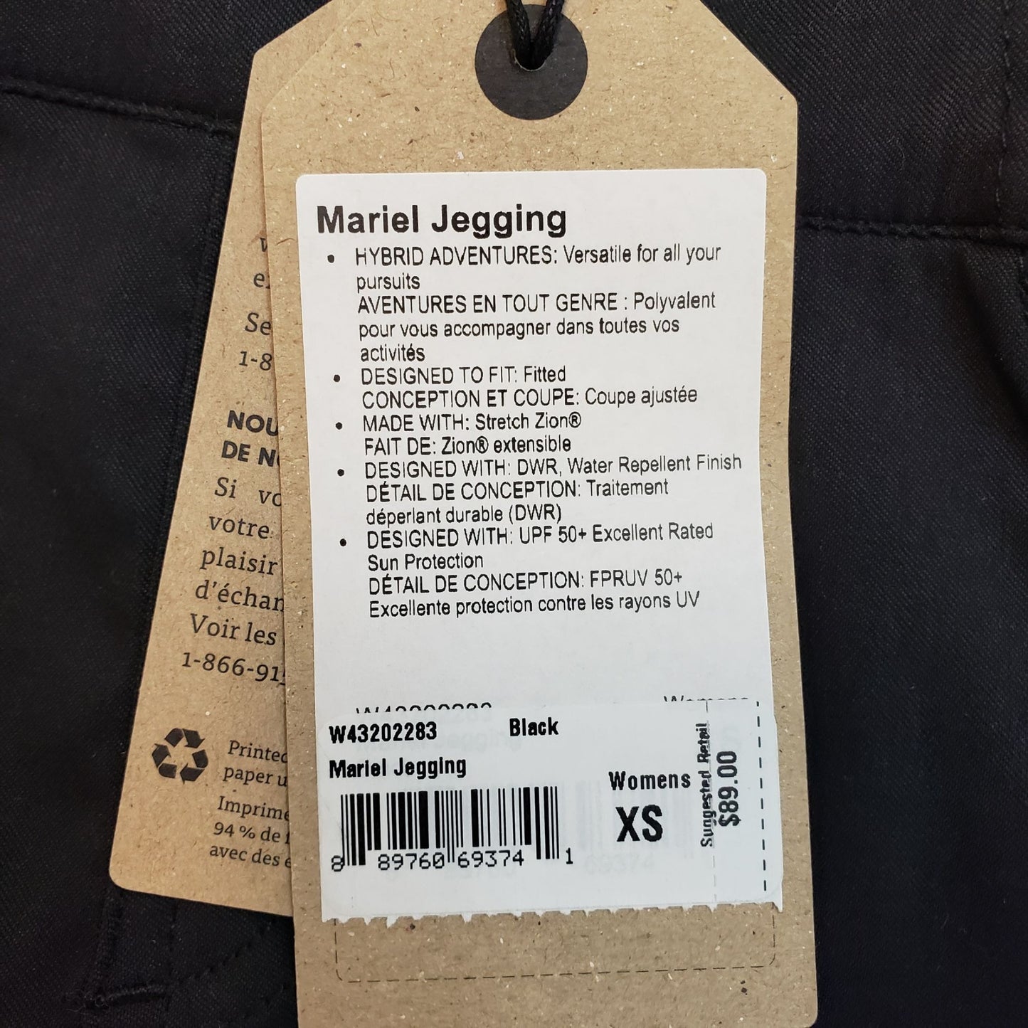 NWT Prana Mariel Jeggings Size XS