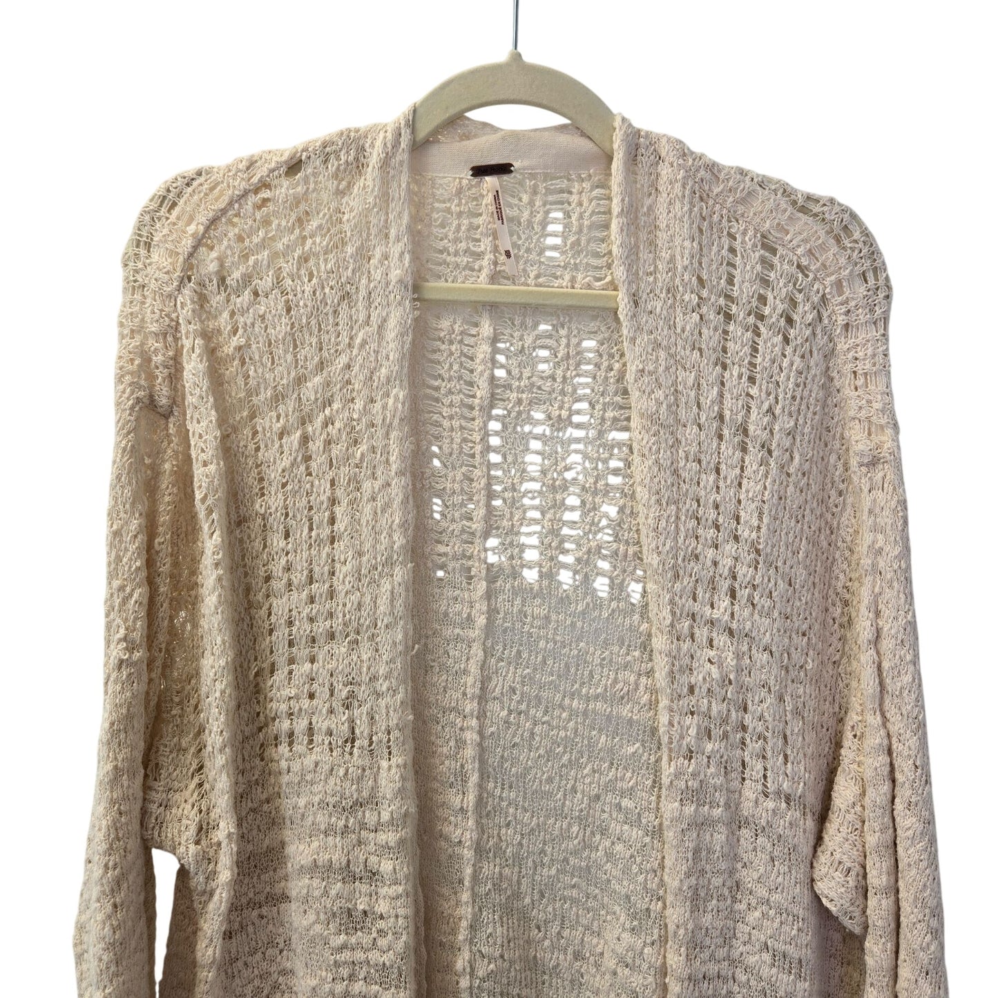 Free People In My Element Open Kimono Style Bell Sleeve Cardigan Sweater Size XS