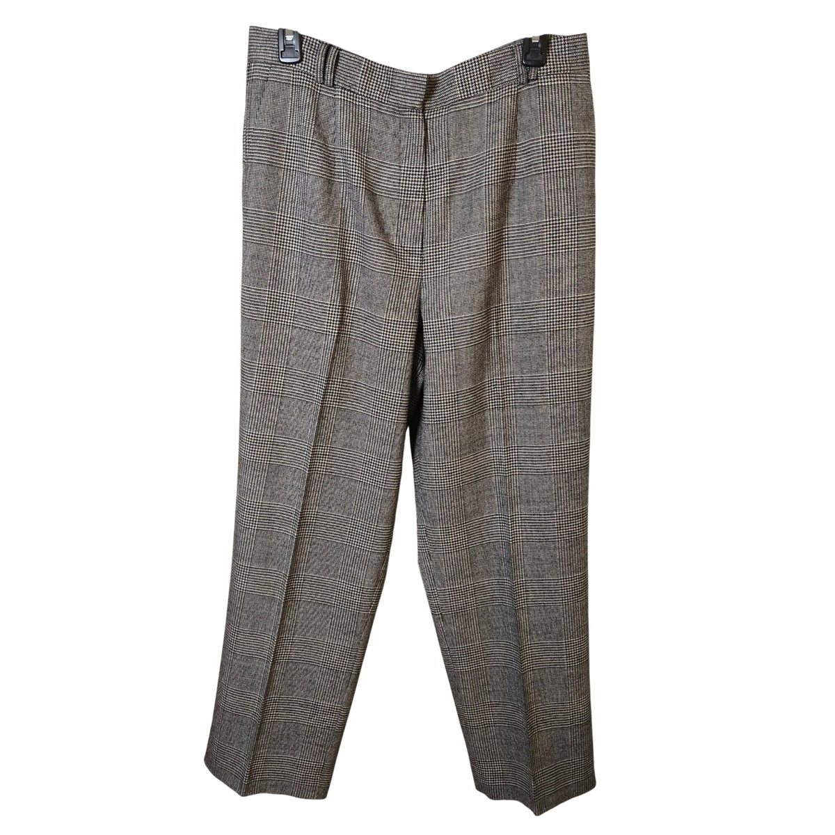 Talbots Petites Wool Glen Plaid Trouser Pants Size 12 Petite