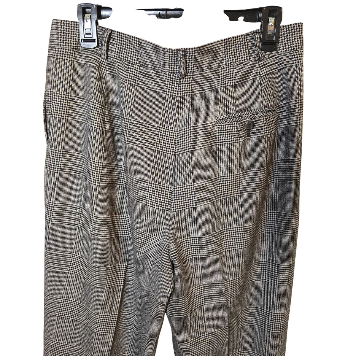 Talbots Petites Wool Glen Plaid Trouser Pants Size 12 Petite