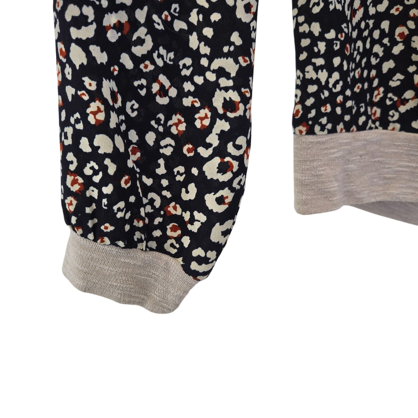 Anthropologie Sunday in Brooklyn Leopard Print Crewneck Blouse Size Small