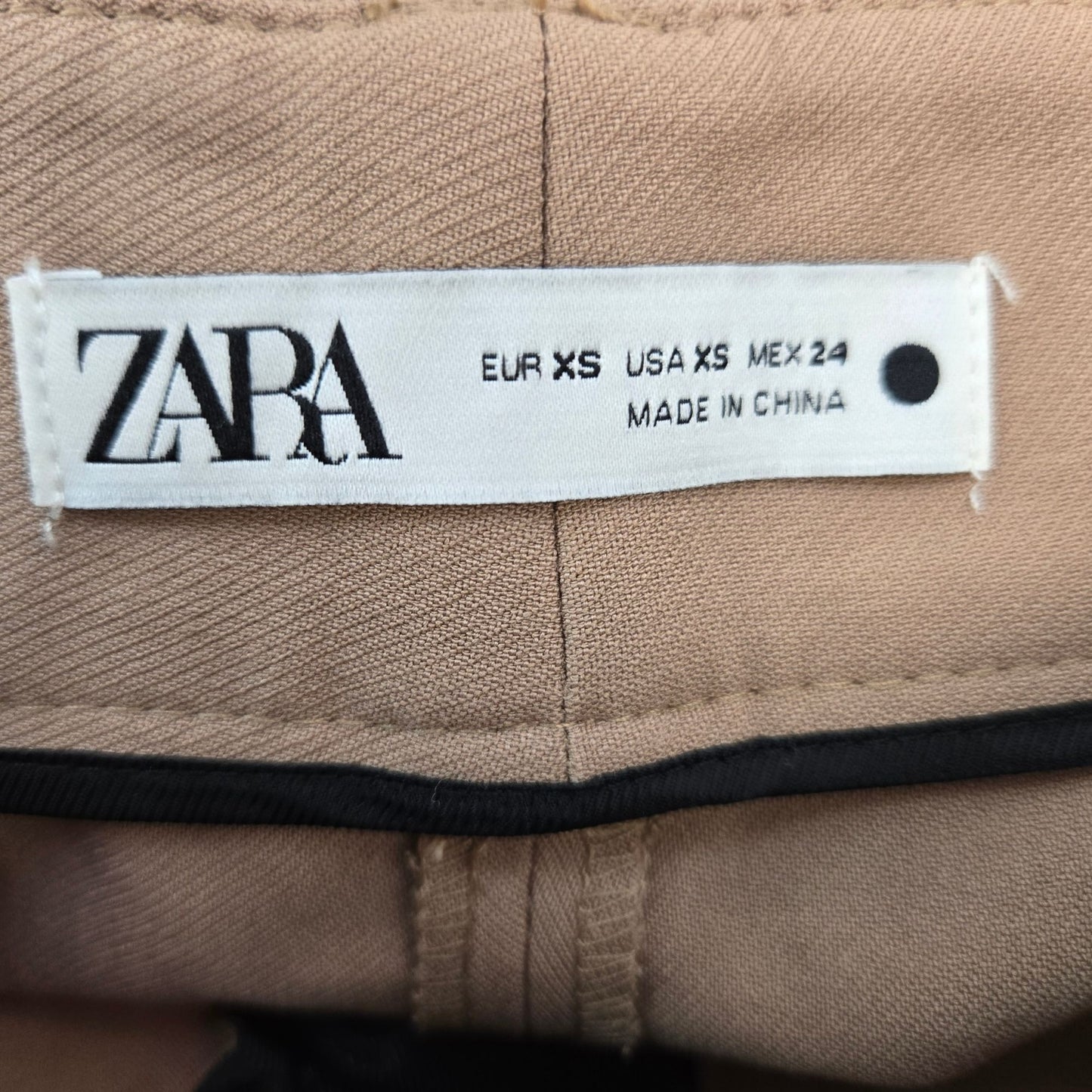 Zara High Rise Straight Leg Dress Pants Size XS