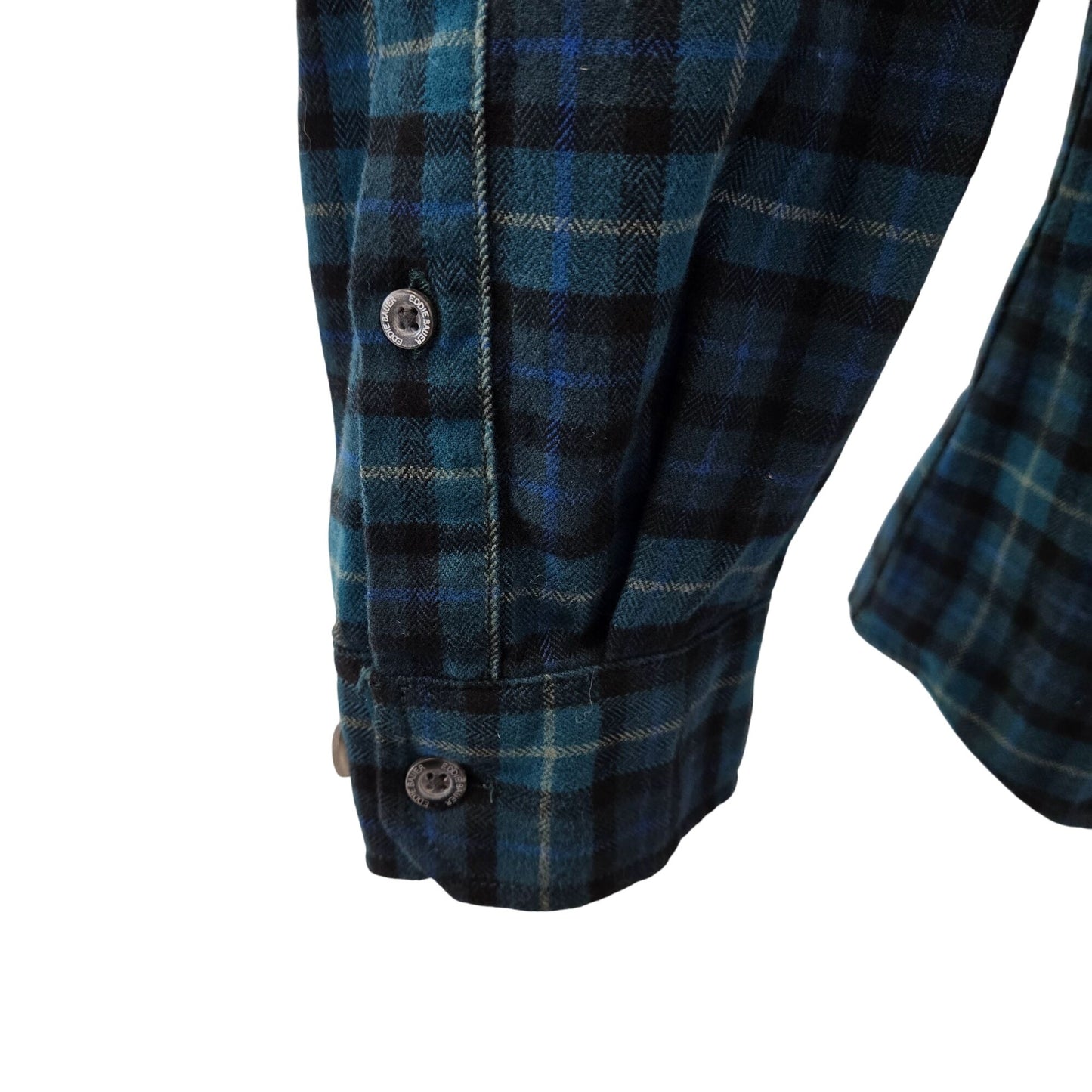 NWOT Eddie Bauer Class Fit Plaid Flannel Button Down Shirt Size Large